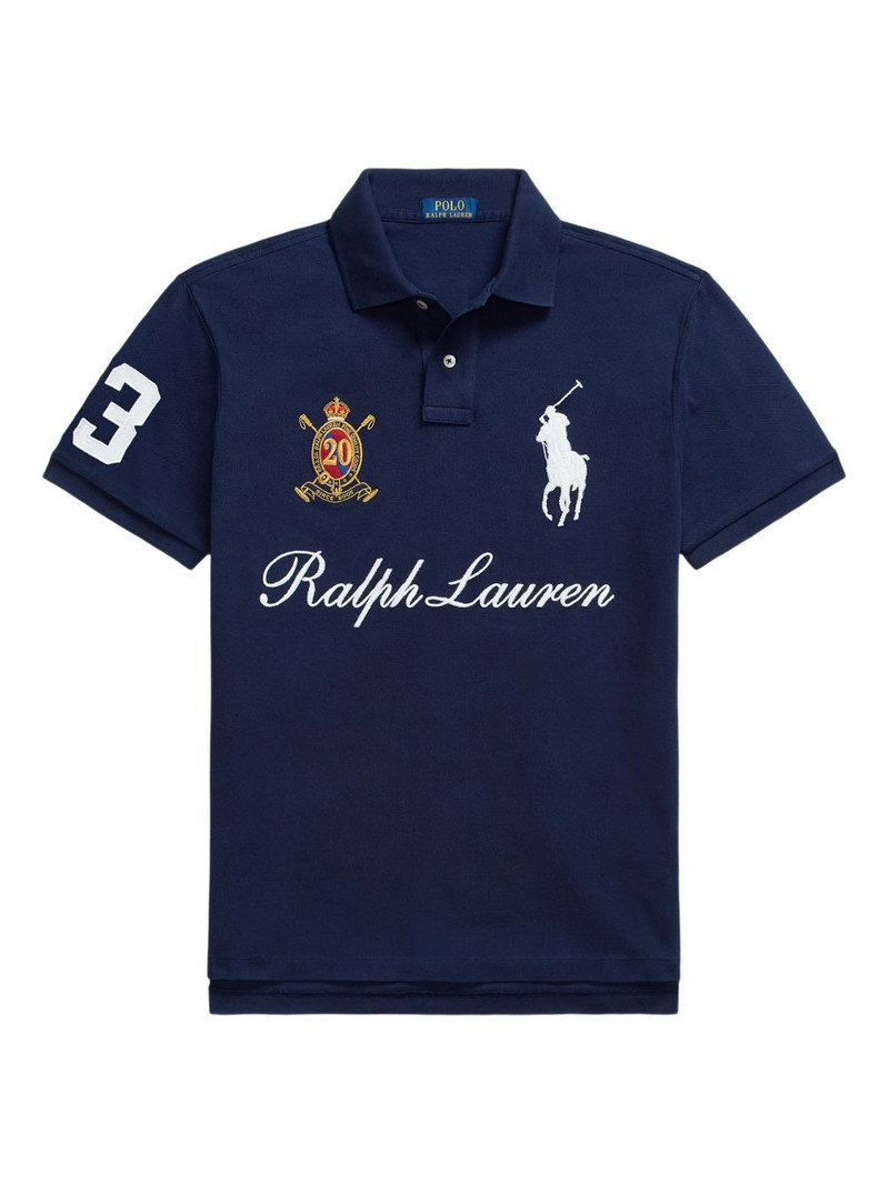 logo polo shirt 1