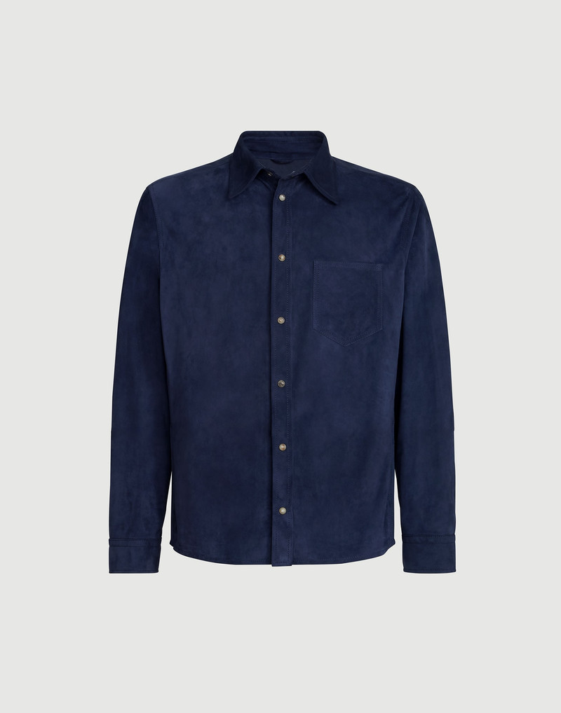 Suede overshirt 1