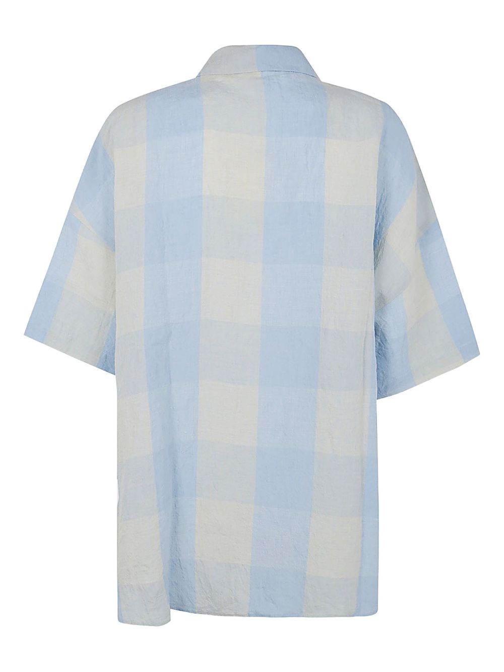 checked short-sleeve shirt - 2