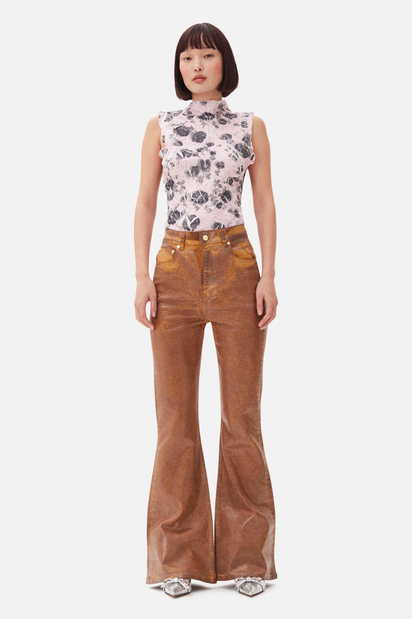 PINK FLORAL PRINTED TOP - 3