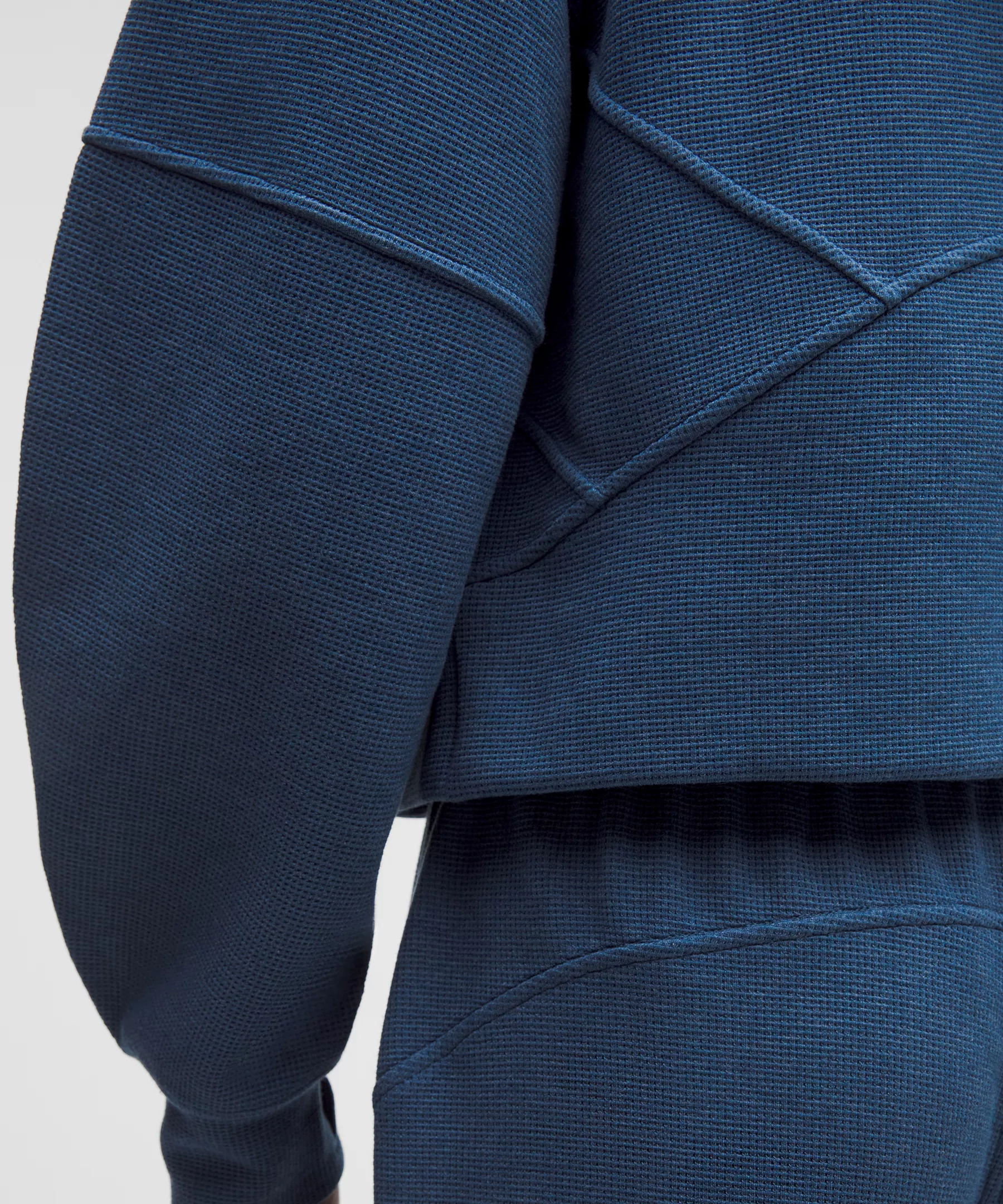 Scuba Oversized Full-Zip Hoodie *Waffle - 8