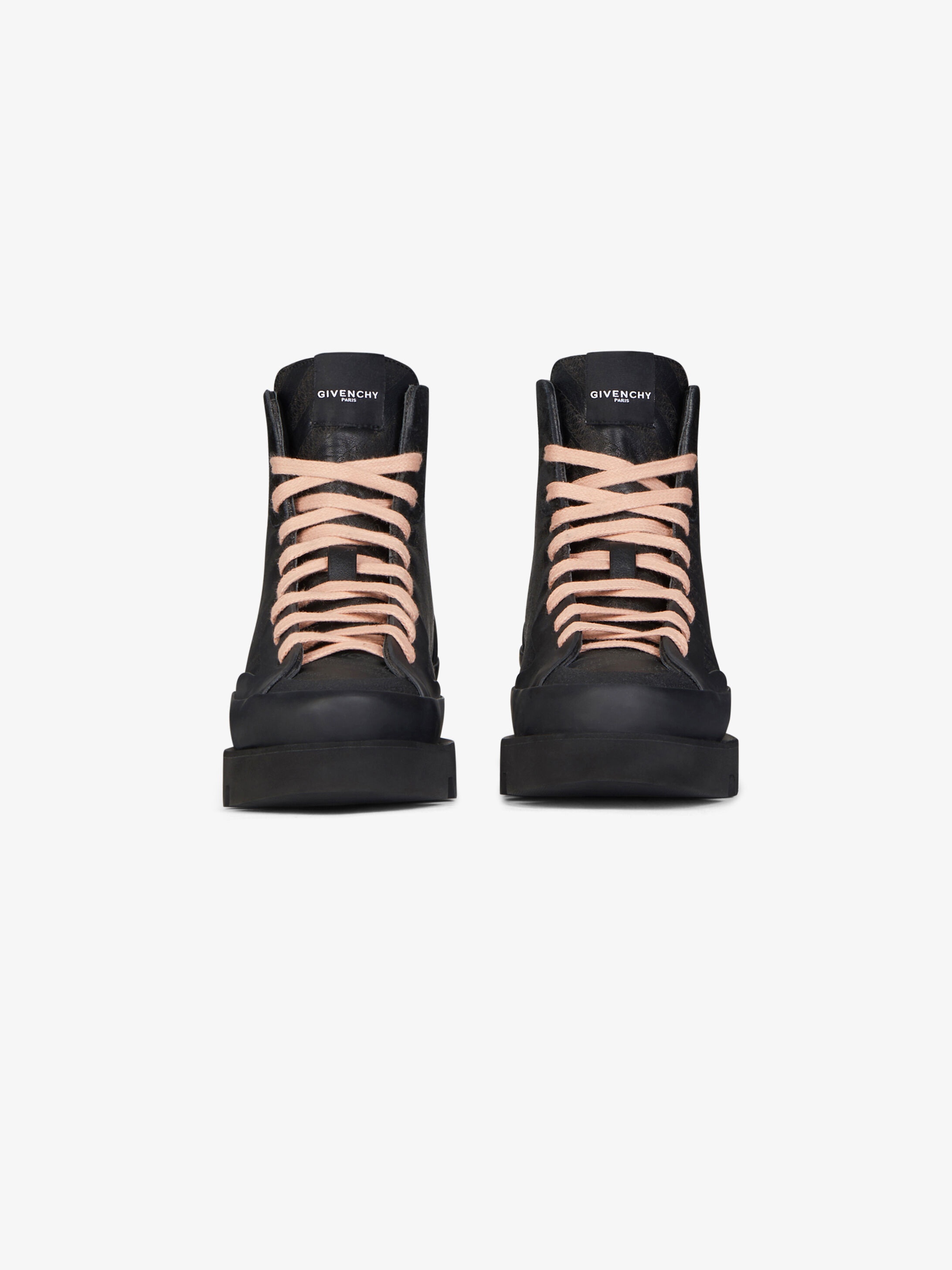 GIVENCHY Chain Clapham mid sneakers in leather - 3