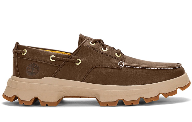 Timberland Greenstride Originals Ultra Leather Boat Shoes 'Dark Brown' A5RH4W - 2