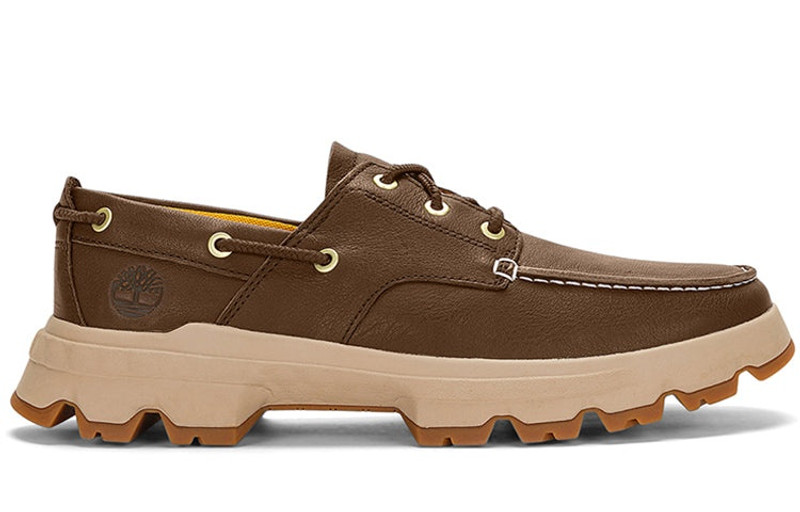 Timberland Timberland Greenstride Originals Ultra Leather Boat Shoes 'Dark Brown' A5RH4W outlook