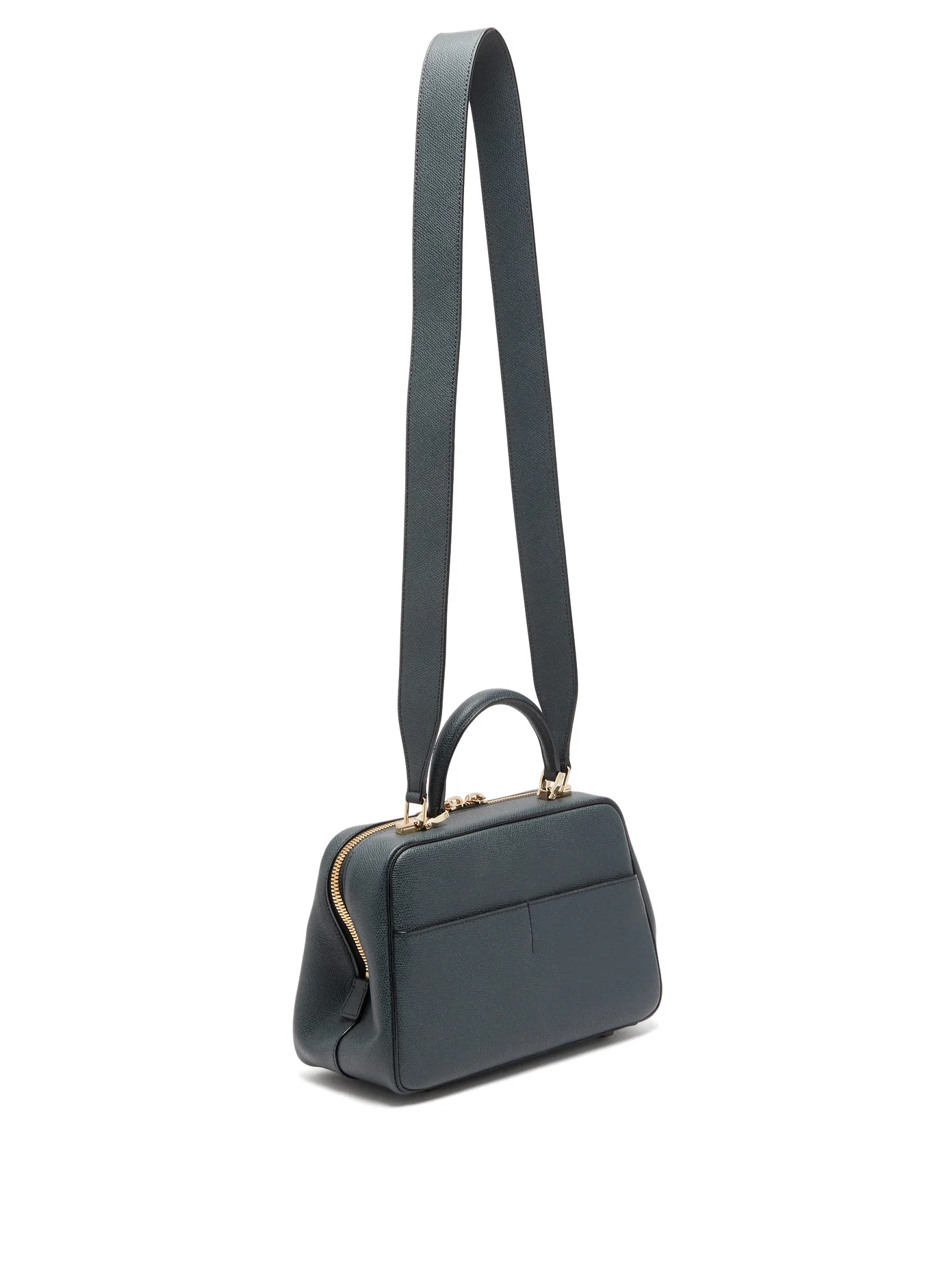 Serie S medium grained leather bag - 4