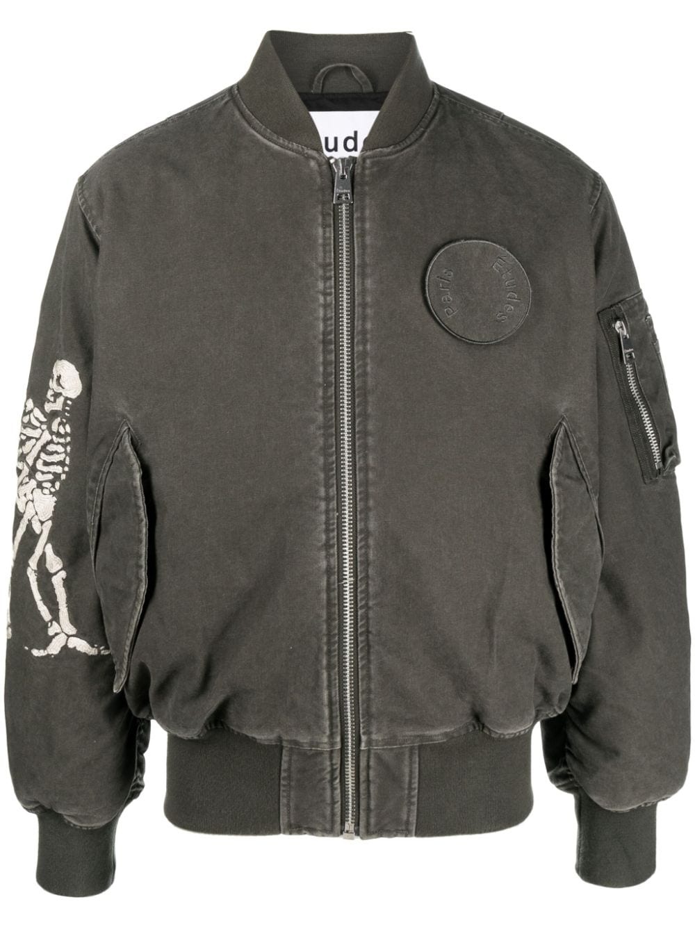 Horizon Skeletons cotton bomber jacket - 1