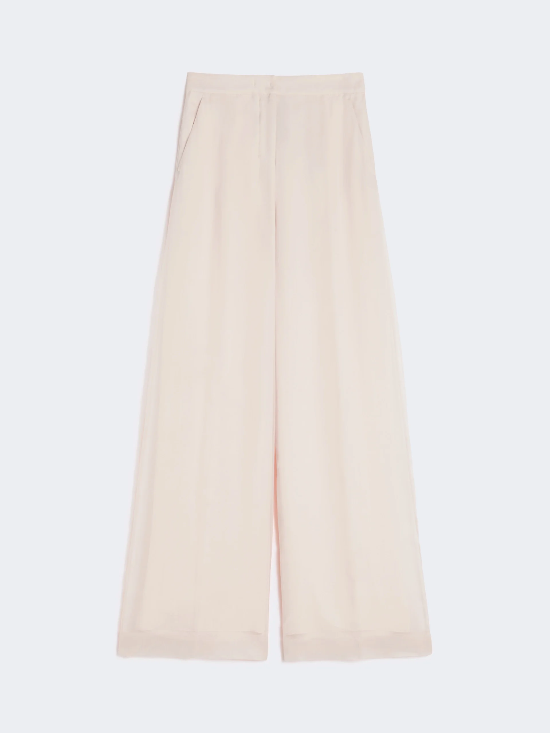 OLIVI Silk organza trousers - POWDER - 1