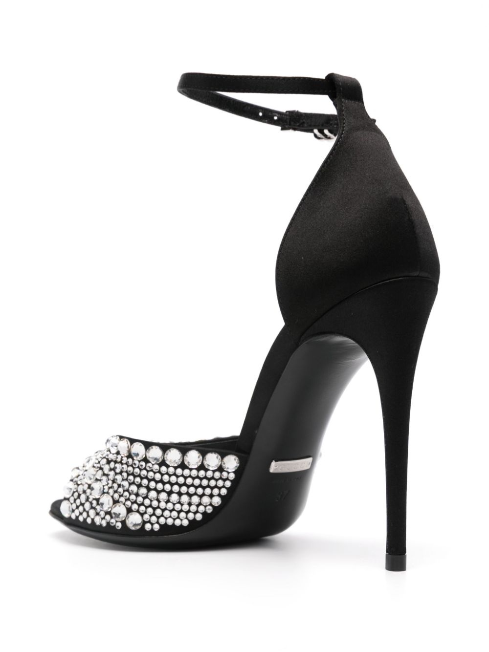 100mm crystal-embellished sandals - 3