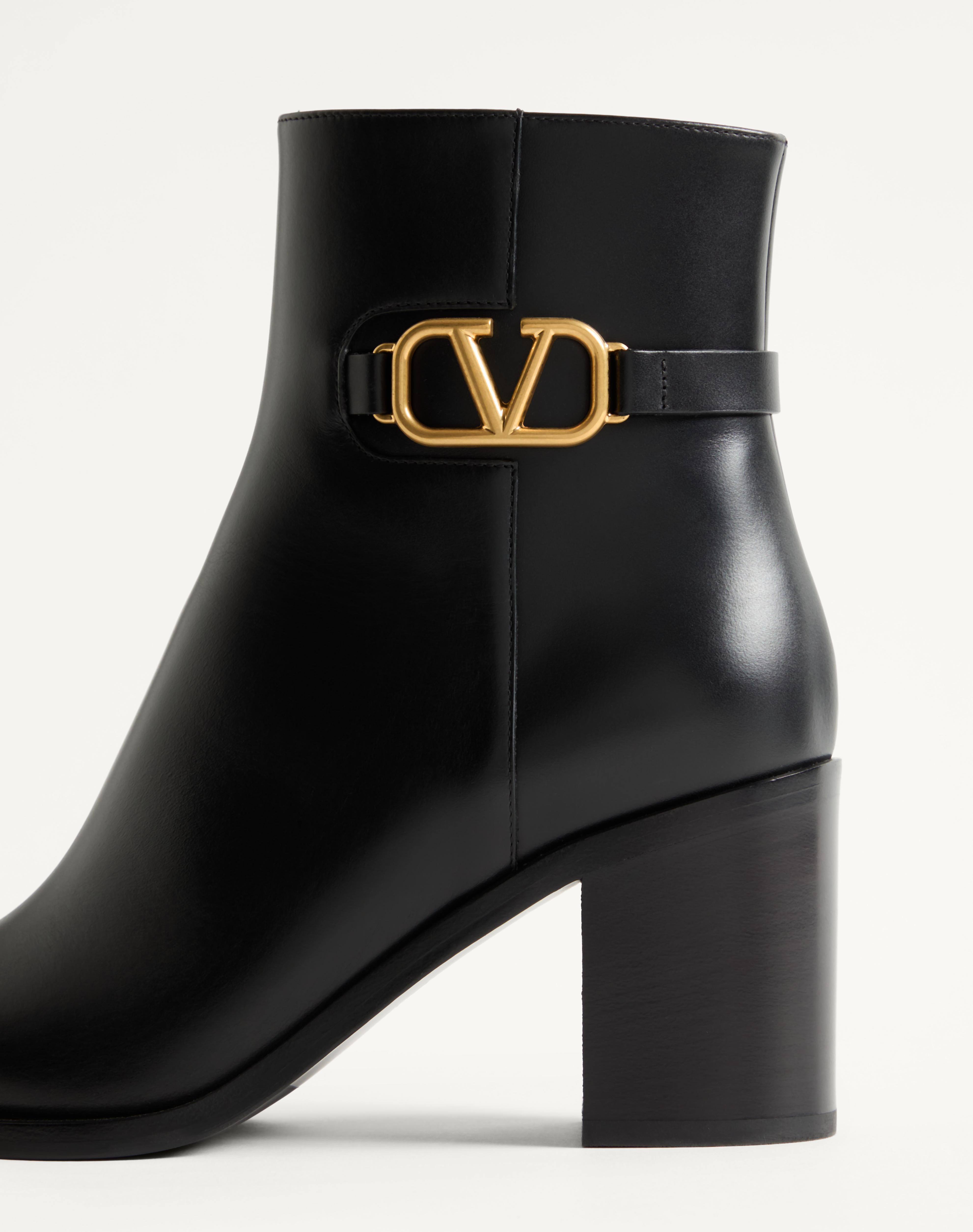 VLOGO SIGNATURE CALFSKIN ANKLE BOOT 75MM - 7