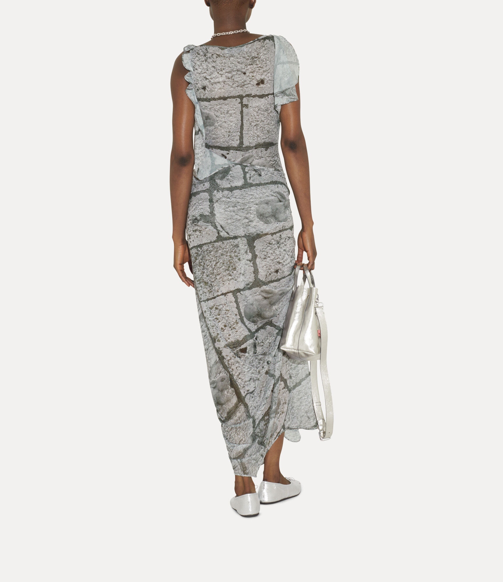 SS LONG GRAFFITI DRESS - 4