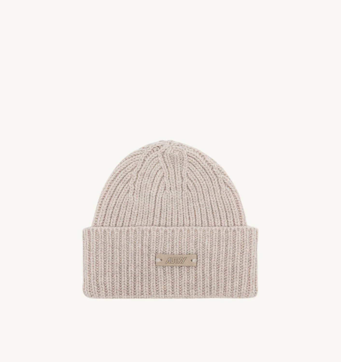 UNISEX BEANIE WITH LOGO PATCH - 1