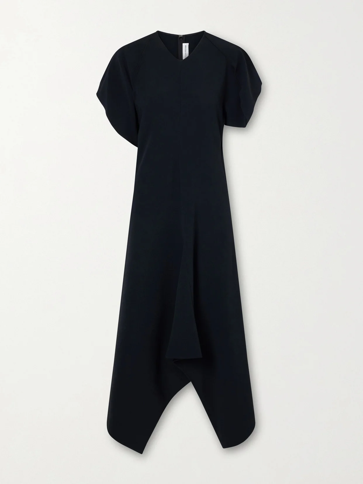 Draped Jersey Midi Dress - 1