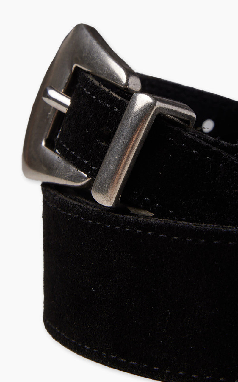 FORTELA FORTELA PHOENIX SUEDE LEATHER BELT BLACK outlook