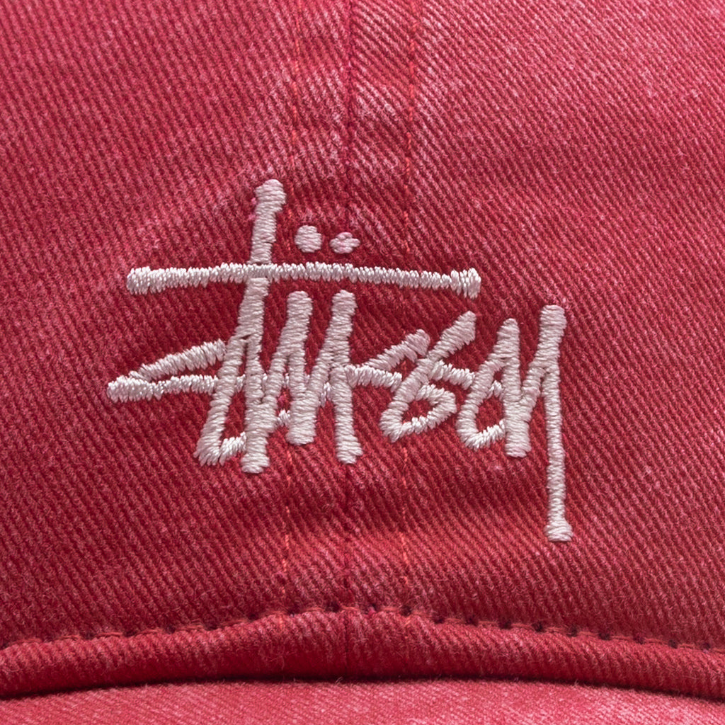 BASIC WASHED LOW PRO CAP - DEEP ROUGE - 2