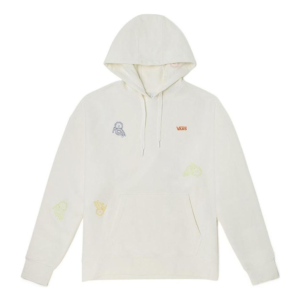 (WMNS) Vans Paisley Check Hoodie 'White' VN0A5LM7FS8 - 1