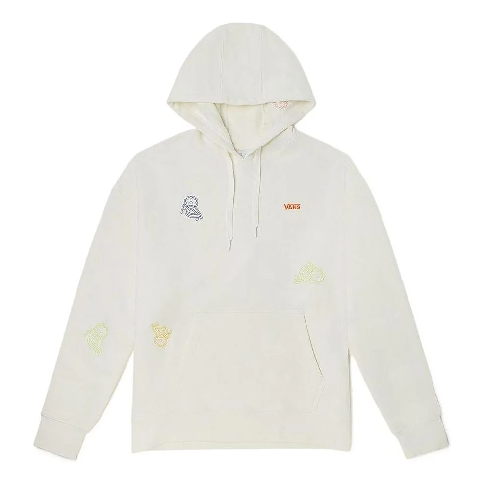(WMNS) Vans Paisley Check Hoodie 'White' VN0A5LM7FS8 - 1