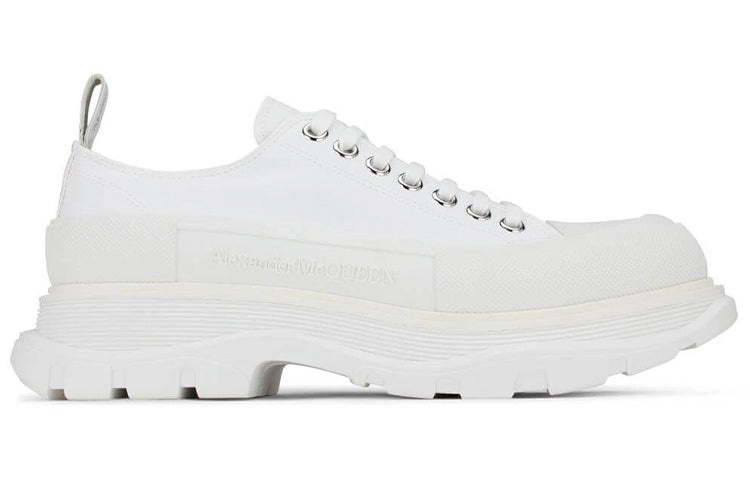 Alexander McQueen Tread Slick Lace Up Sneakers 'White' 604257W4L329000 - 2