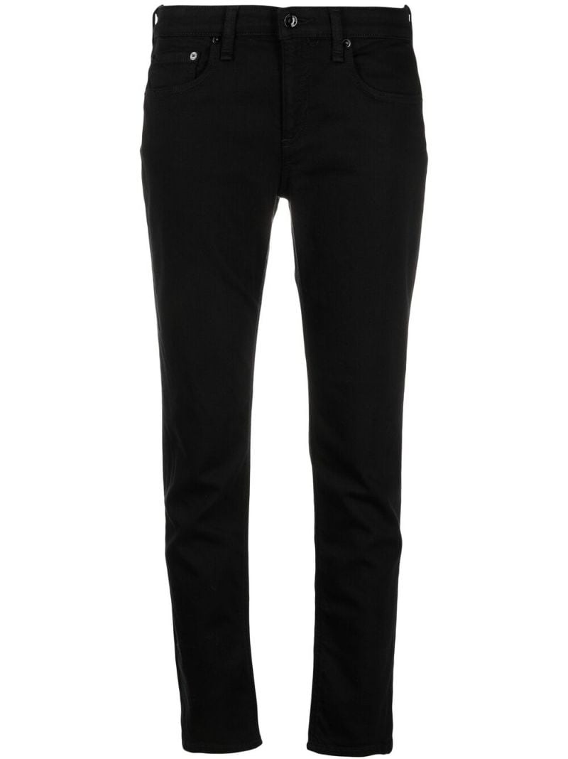 mid-rise slim fit jeans - 1