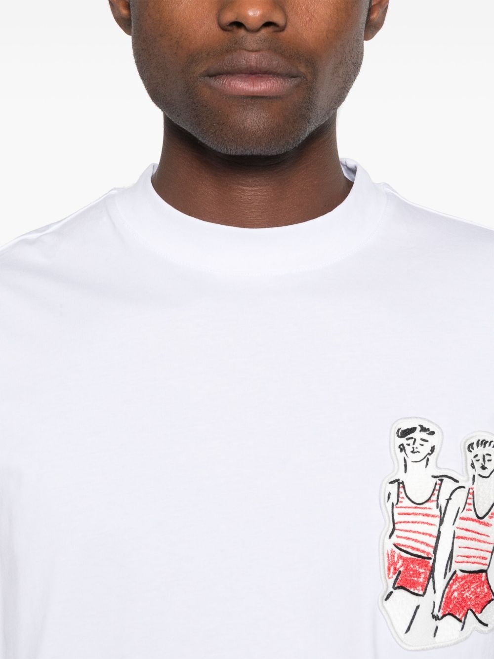 x Luke Edward Hall Sailors in Love patch T-shirt - 4