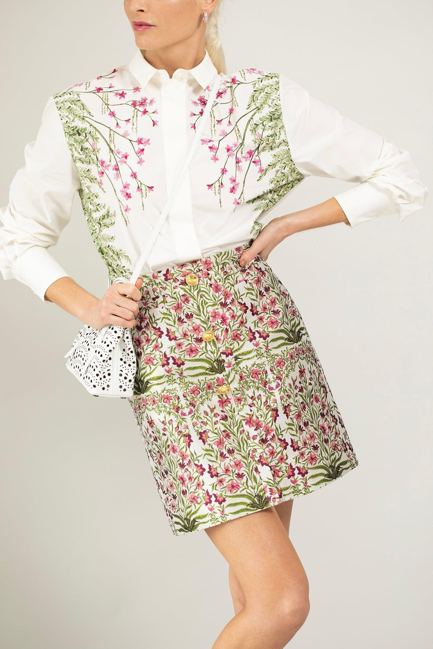 Willow Print Blouse - 2