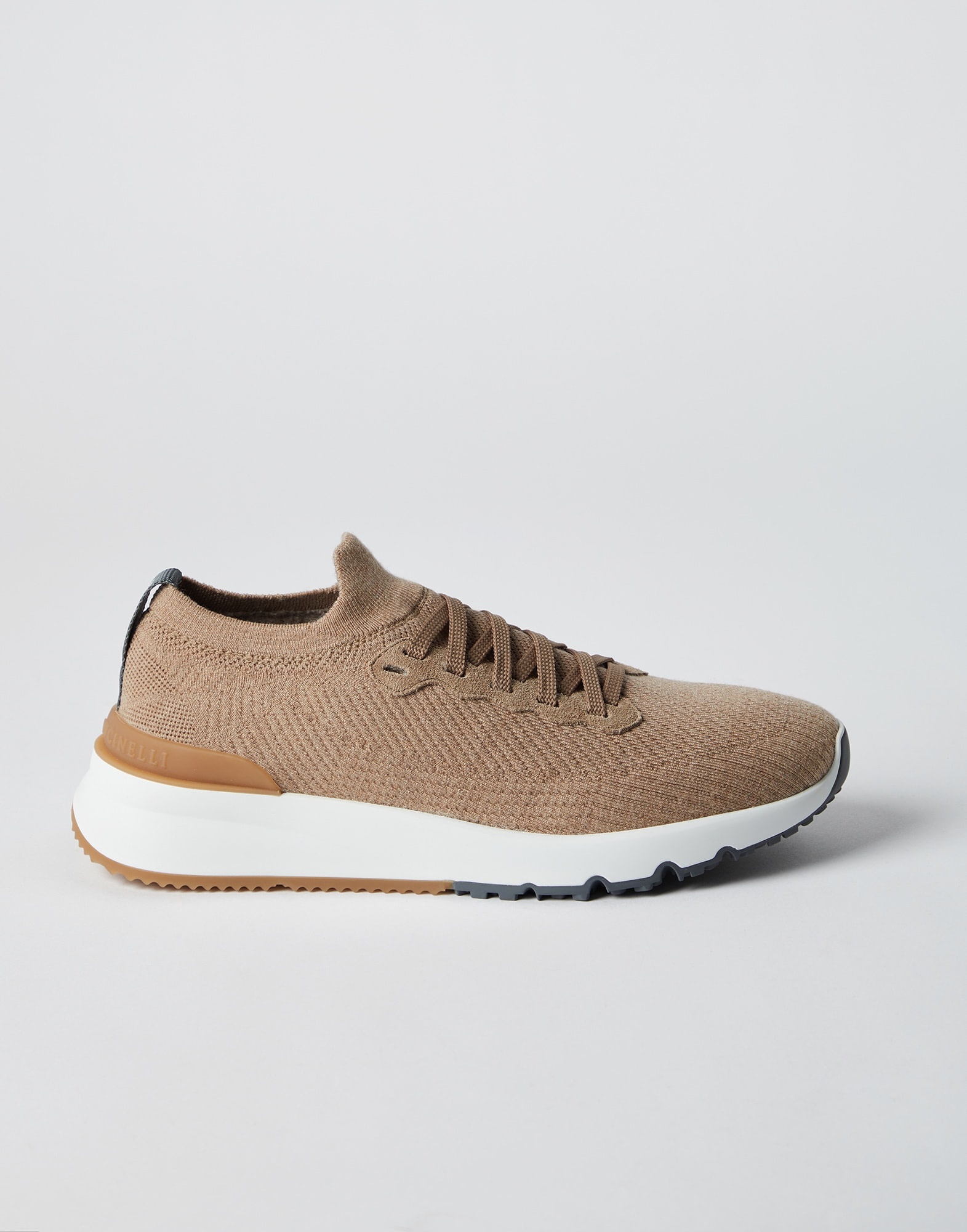 Wool knit and suede runners with warm inner lining - 5