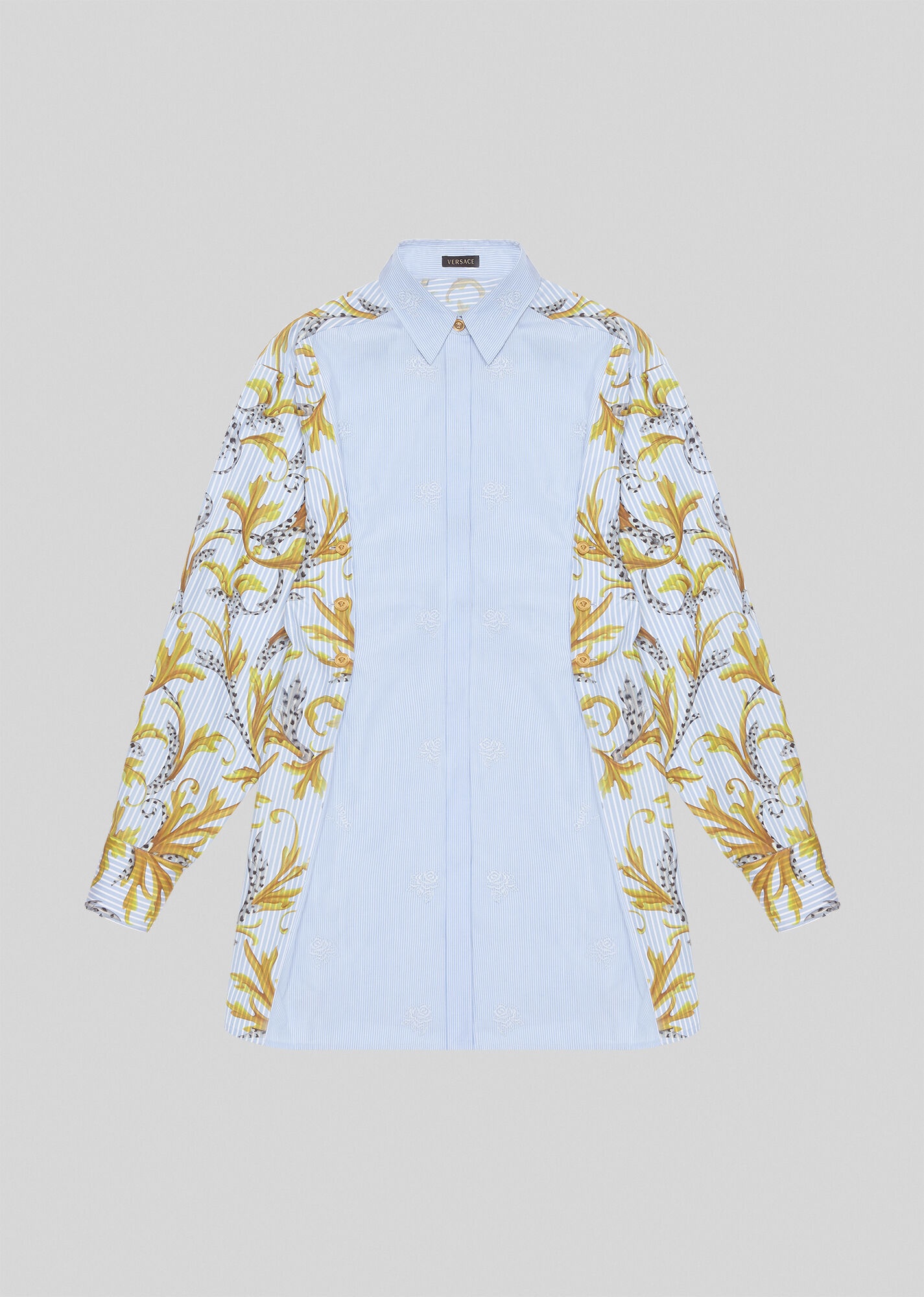 Acanthus Print Cotton Poplin Shirt - 1