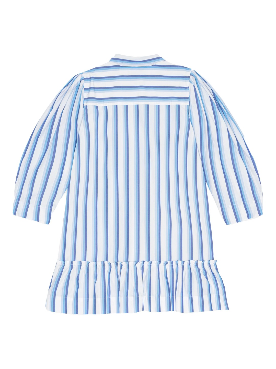 Stripe Cotton Mini Shirt Dress - 2