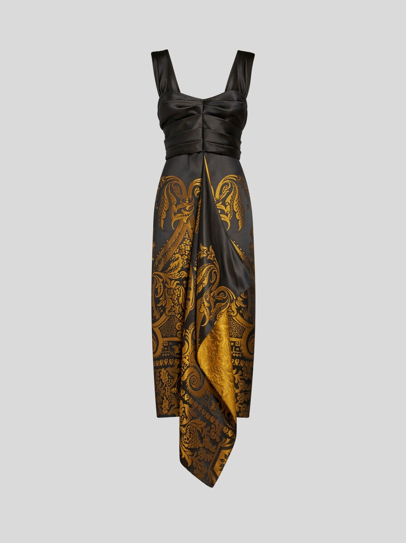 SILK JACQUARD DRESS 1