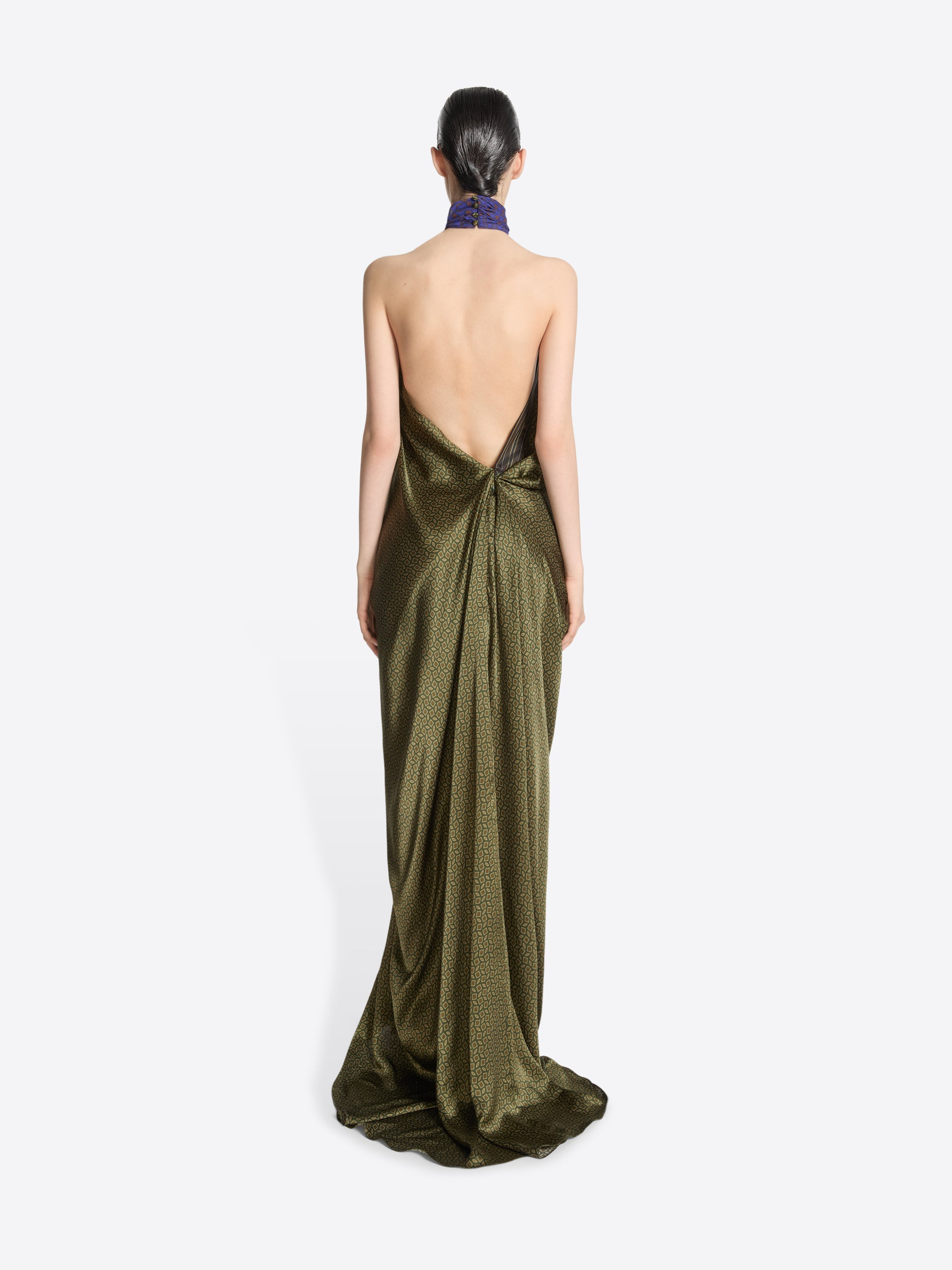 SILK EVENING DRESS - 4