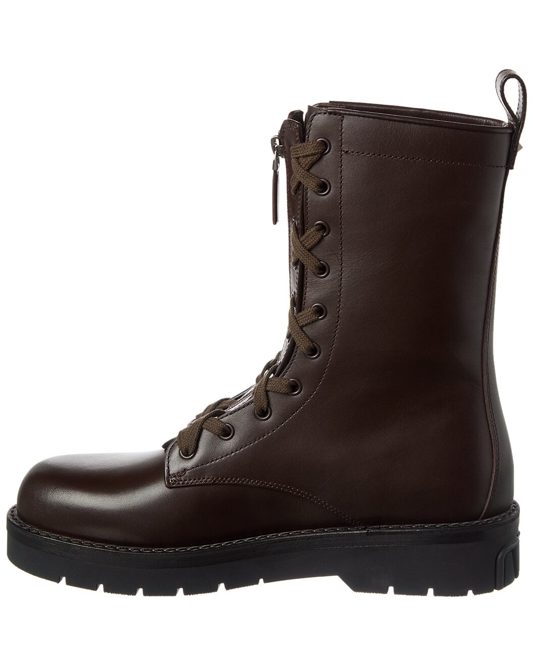 Valentino Rockstud Leather Combat Boot - 2