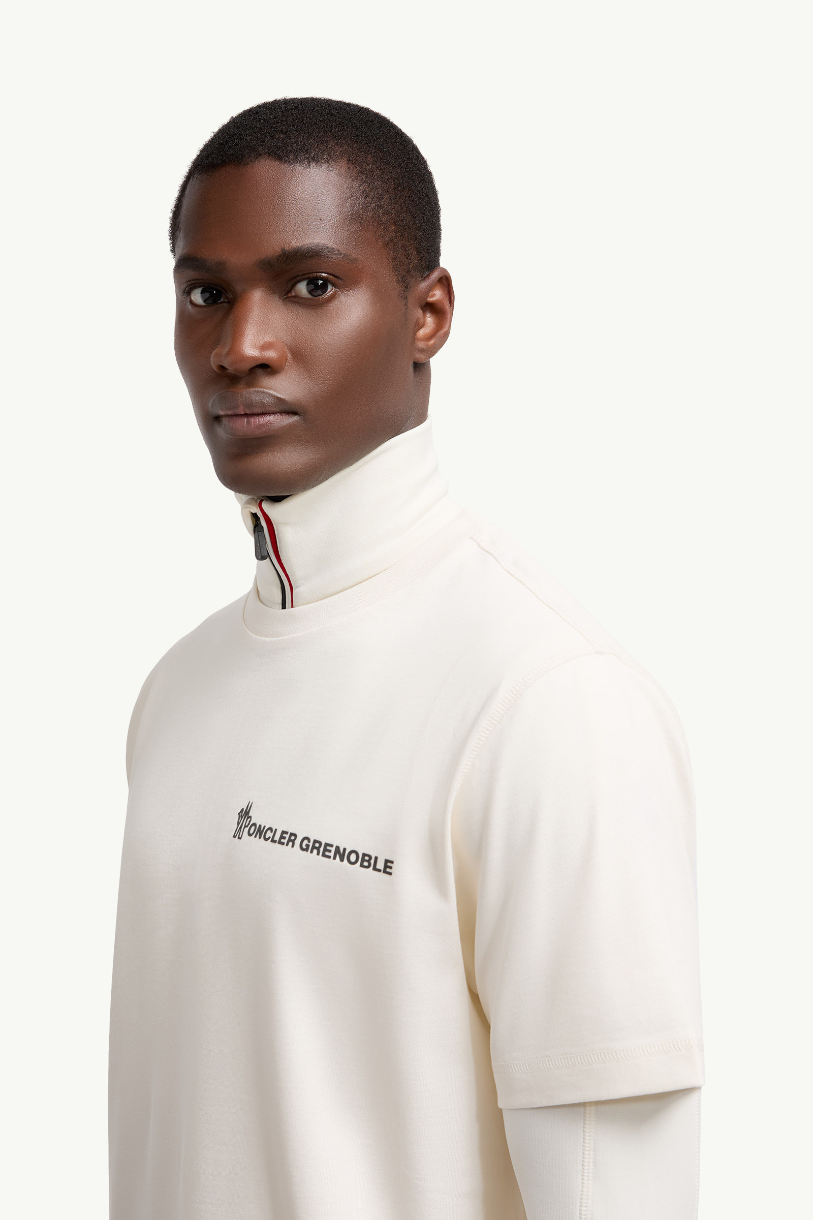 Embossed Logo Cotton T-Shirt - 4