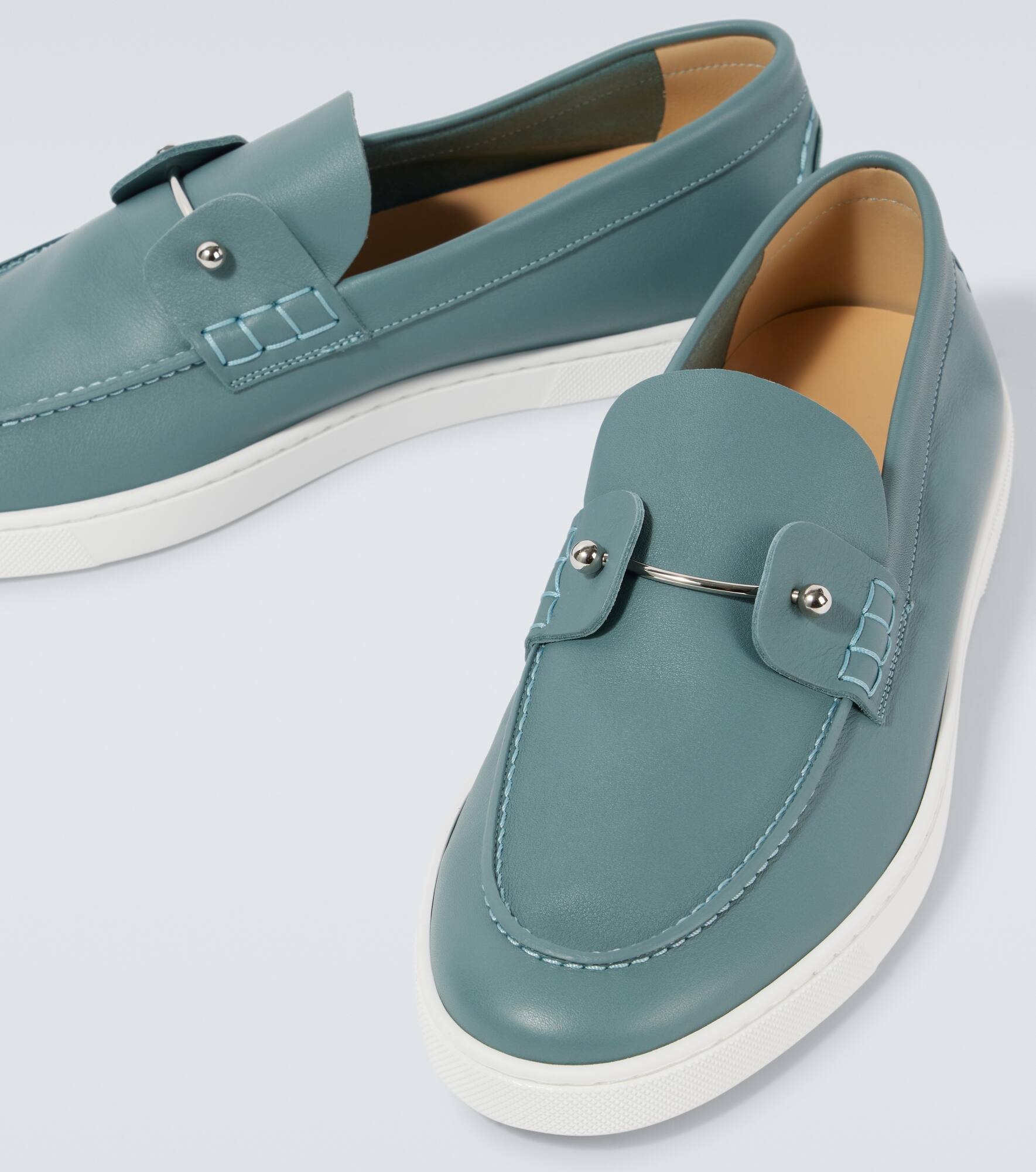 Chambeliboat leather boat shoes - 3