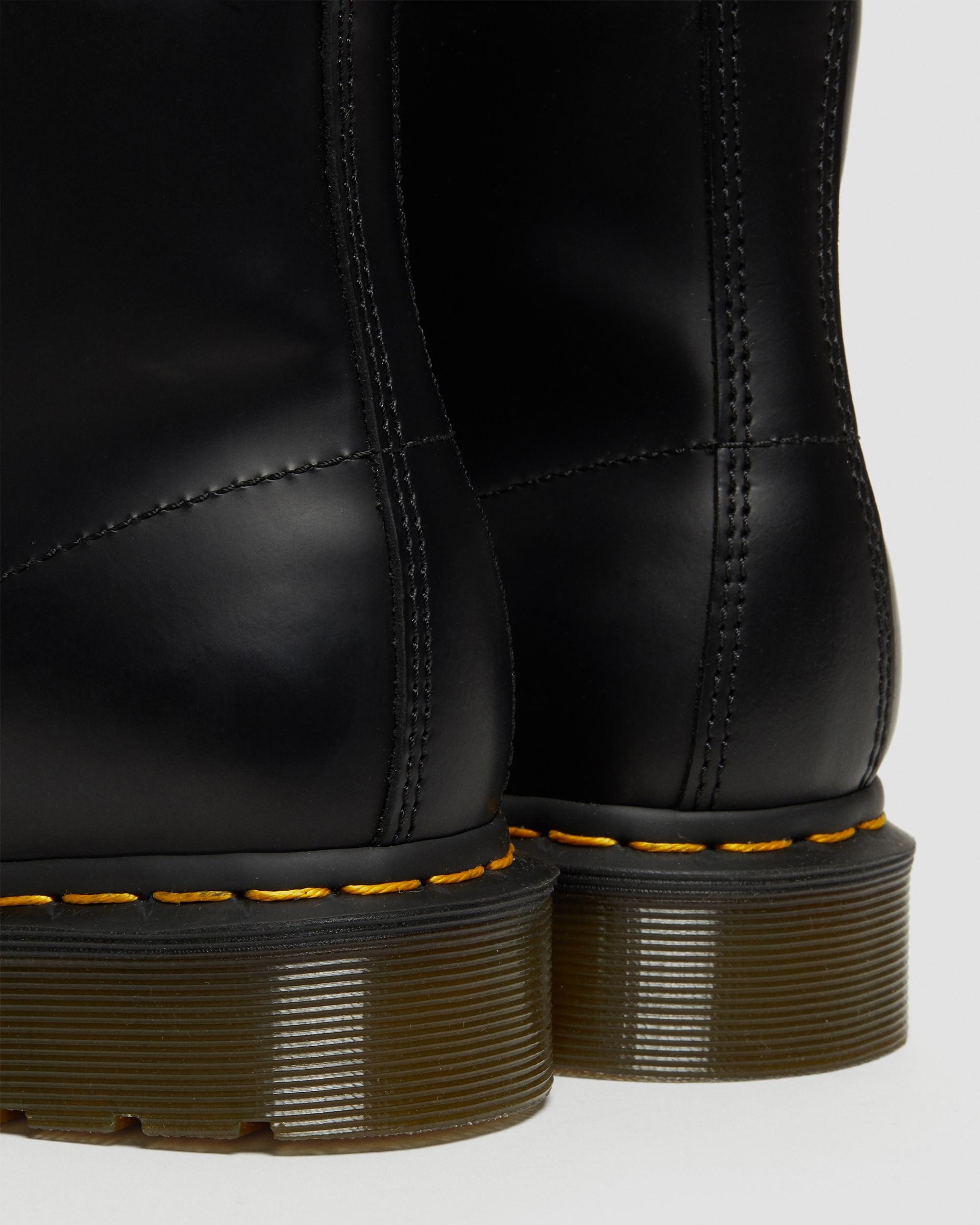 101 Yellow Stitch Smooth Leather Ankle Boots - 2