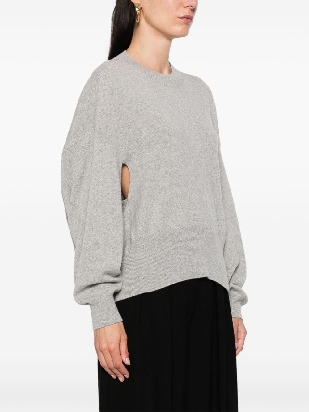 logo-embroidered jumper - 3
