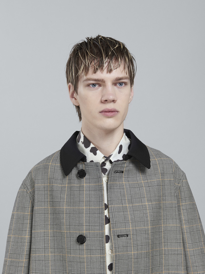 PRINCE OF WALES WOOL COAT 4