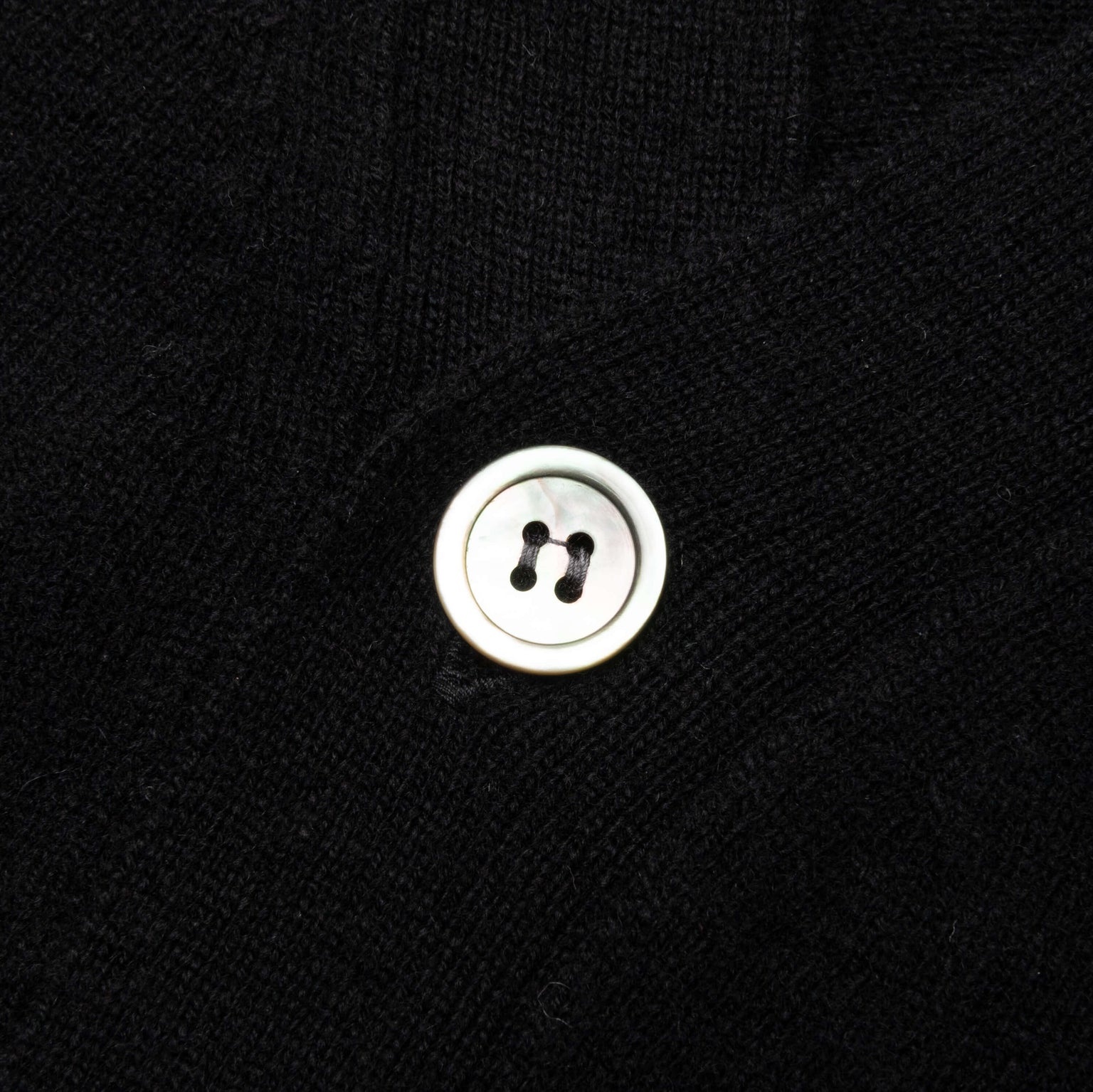 COMME DES GARCONS PLAY X THE ARTIST INVADER BUTTON CARDIGAN - BLACK - 3
