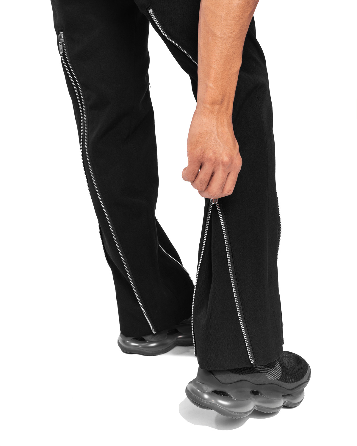 Zip Trouser - Black - 5