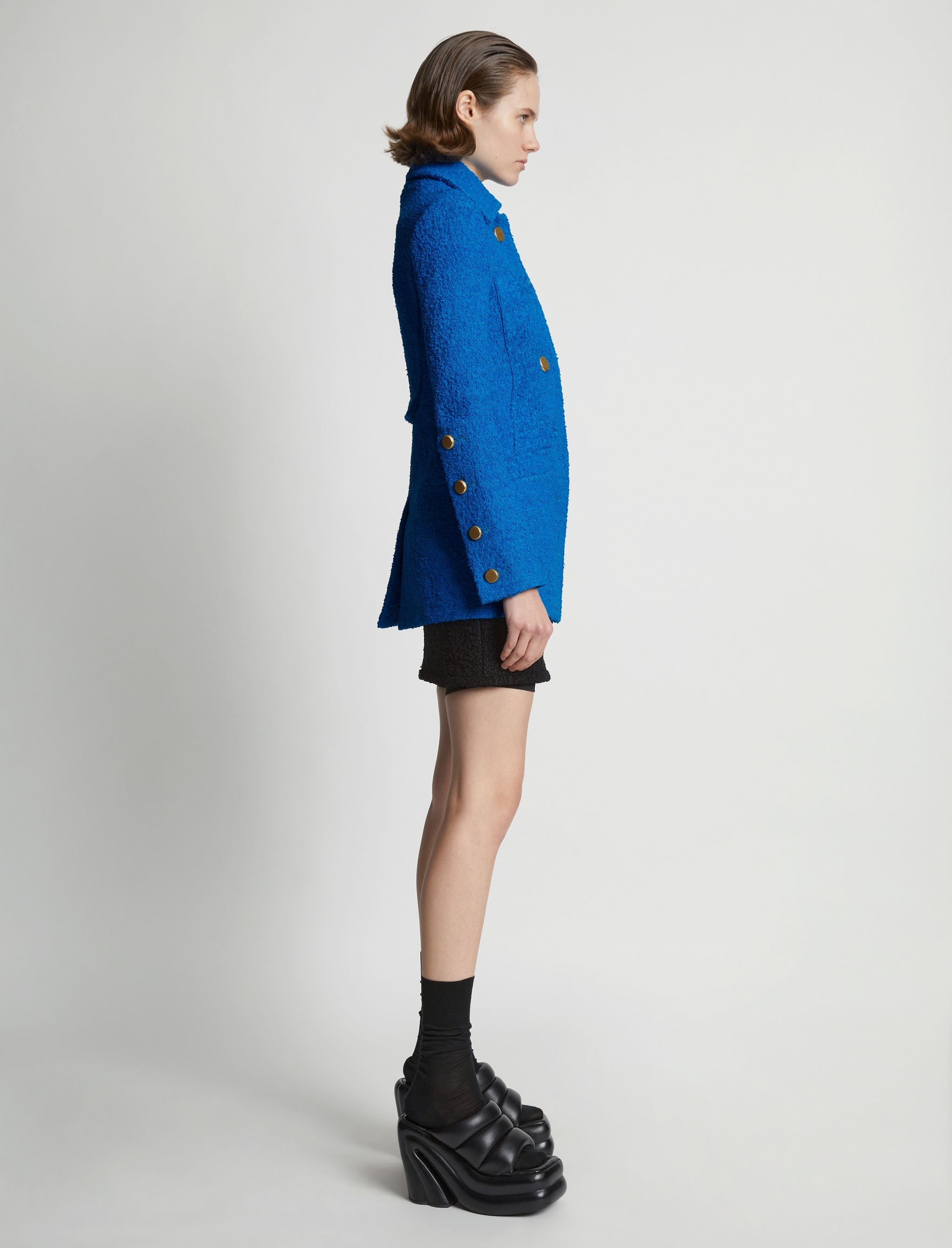 Stretch Boucle Blazer - 4