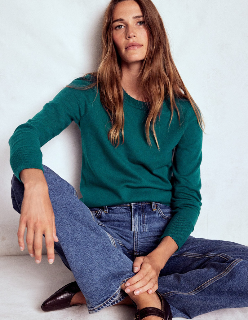 Briony Stitch Sweater-Drake Green 6