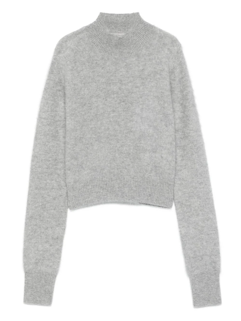 high-neck cropped sweater - 1
