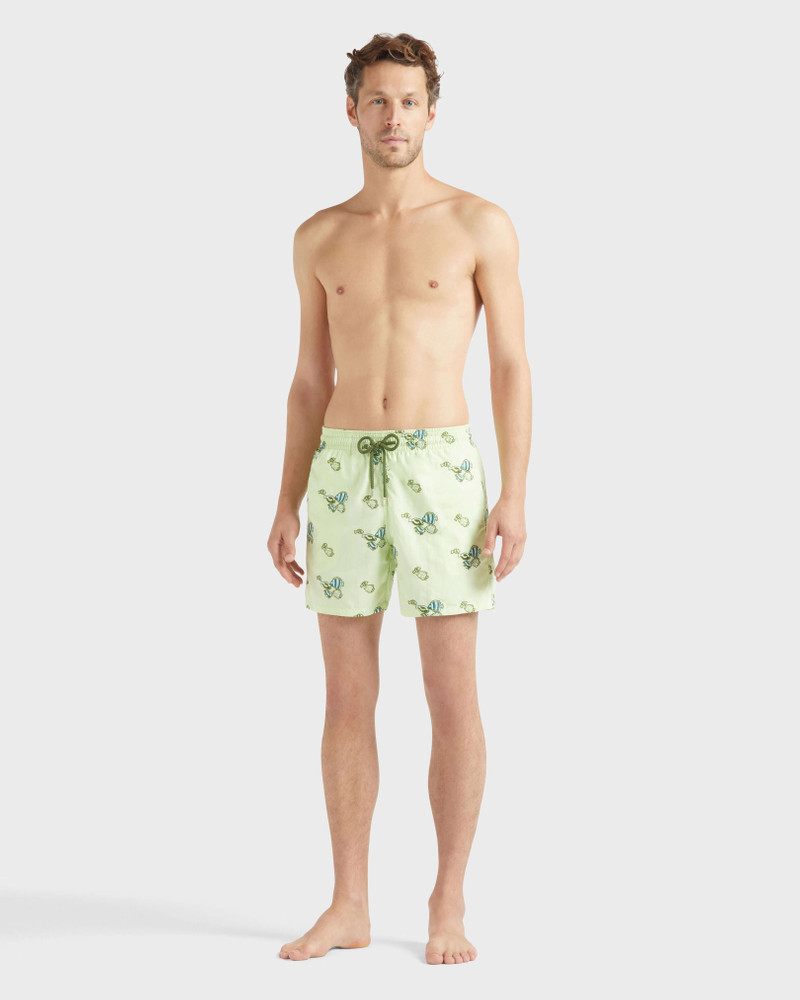 Vilebrequin Men Swim Trunks Embroidered Fishy Vibes - Limited Edition outlook