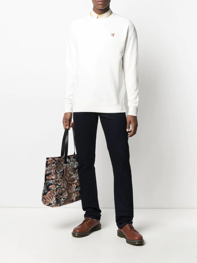 Maison Kitsuné fox-patch sweatshirt outlook