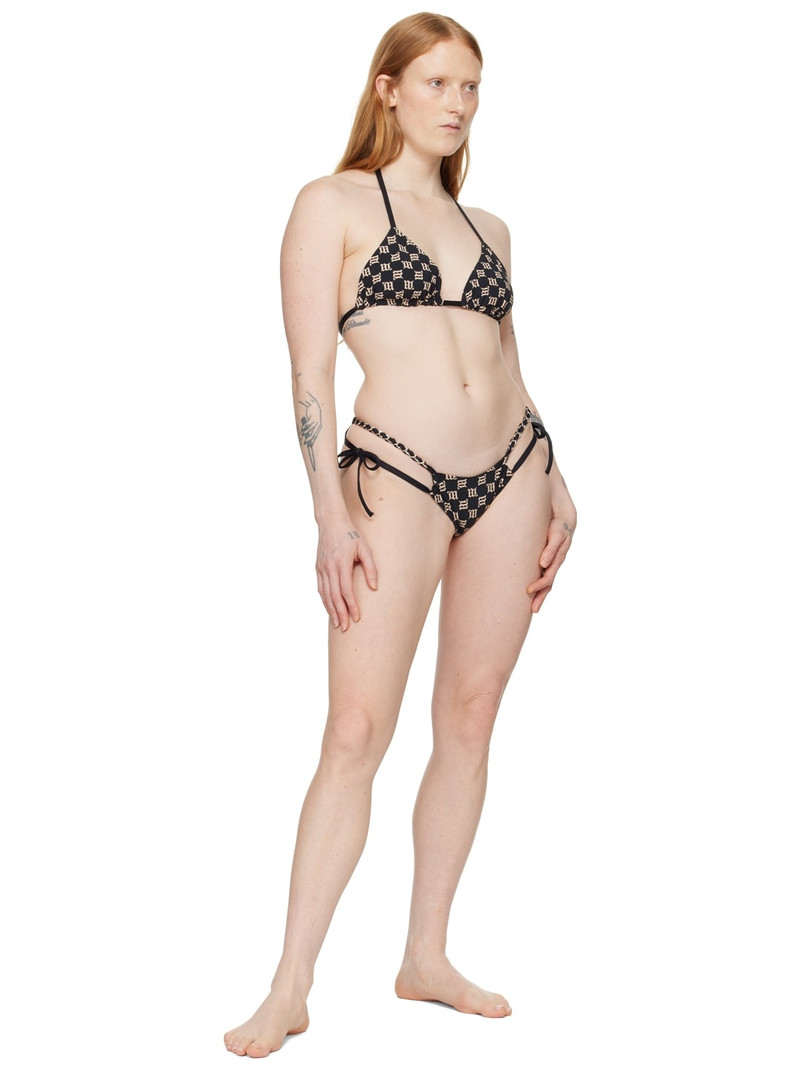 MISBHV SSENSE Exclusive Black Monogram Bikini Bottom outlook