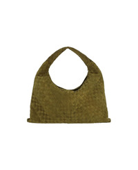 ハンドバッグ BOTTEGA VENETA HAND BAG (763970V1QE3 9614) Green Shoulder Bag 'Hop Large' Bottega Veneta