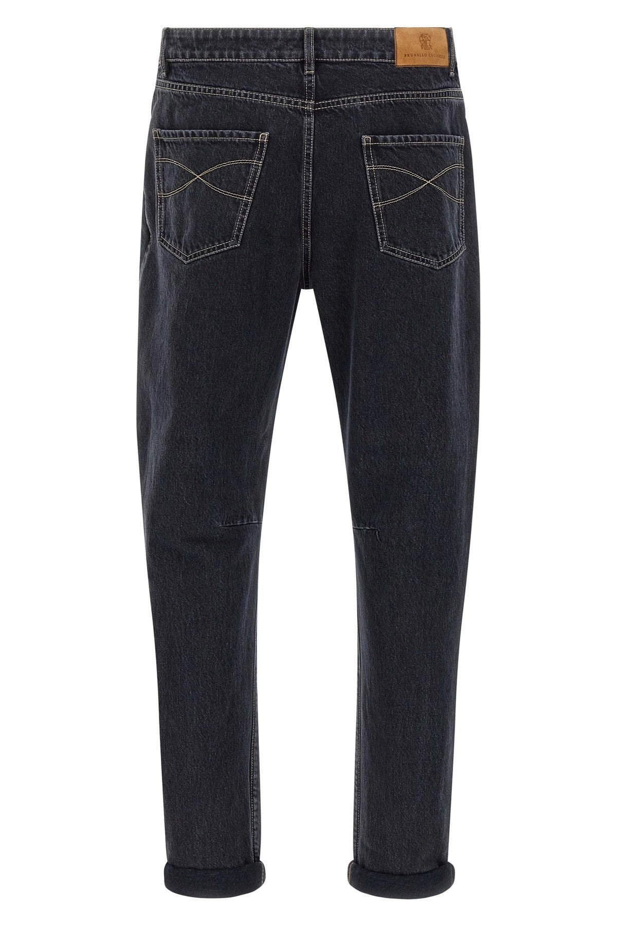 Brunello Cucinelli Men 'Denim Grey' Jeans - 2