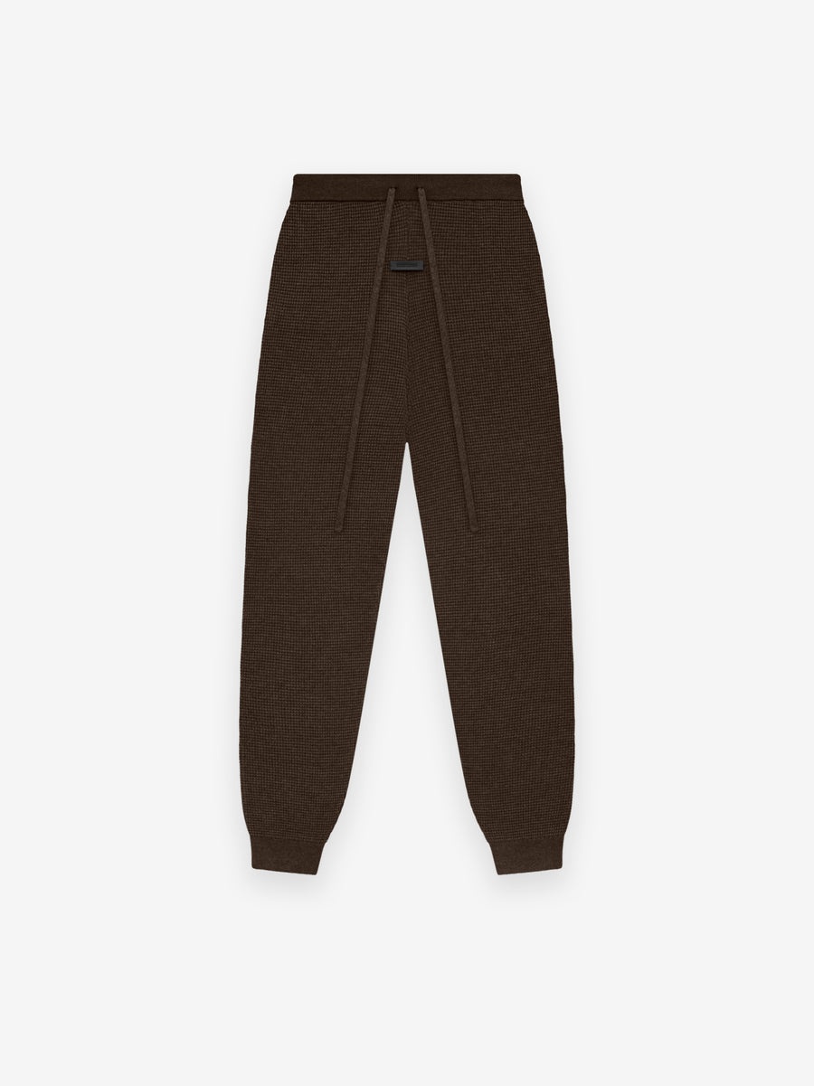 Women's Waffle Fitted Sweatpant - 1