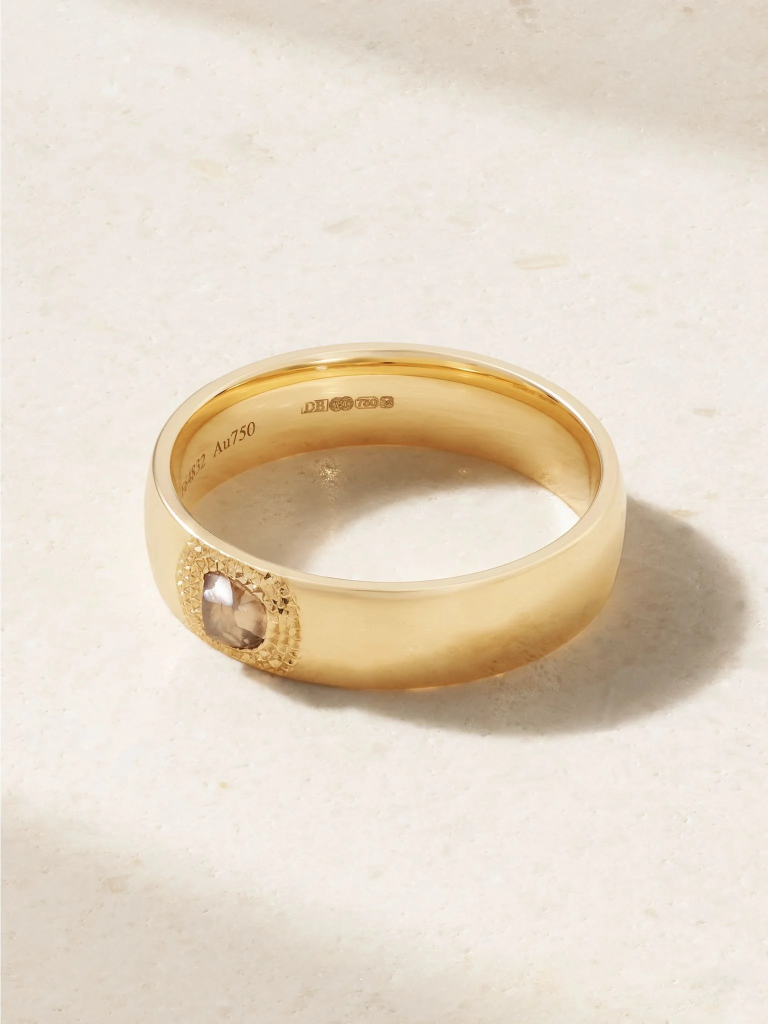 Talisman Large 18-karat gold diamond ring Gold - 1