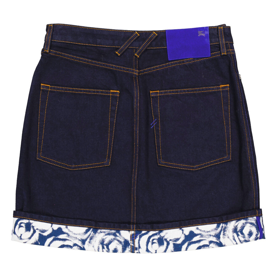 Burberry Heavyweight Denim Cotton Mini Skirt - 2
