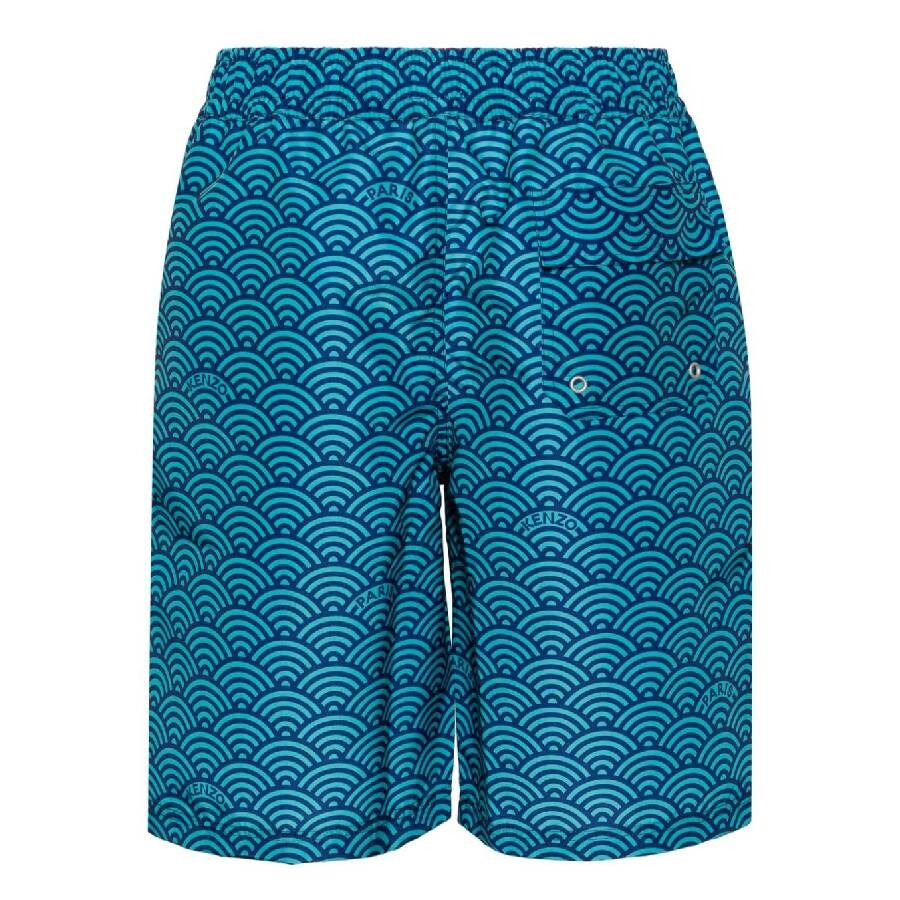 Kenzo Drawstring Waistband Swim Shorts - 6