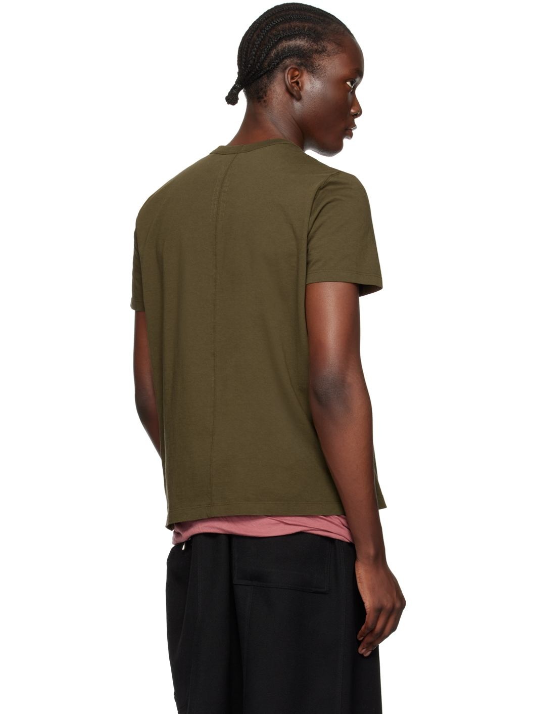 Khaki Porterville Short Level T-Shirt - 3